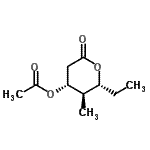 CAS#: 614718-29-5, (2R,3R,4R)-2-Ethyl-3-methyl-6-oxotetrahydro-2H-pyran-4-yl acetate