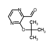 CAS#: 614729-22-5, 3-[(2-Methyl-2-propanyl)oxy]-2-pyrazinecarbaldehyde