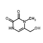 CAS 登录号：61481-37-6， 6-(羟基甲基)-1-甲基-1,4-二氢-2,3-吡嗪二酮