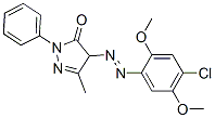 CAS#: 61550-76-3, 4-[(4-Chloro-2,5-Dimethoxyphenyl)Azo]-2,4-Dihydro-5-Methyl-2-Phenyl-3H-Pyrazol-3-One