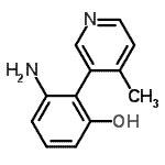 CAS#: 615572-95-7, 3-Amino-2-(4-methyl-3-pyridinyl)phenol