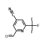 CAS 登录号：615580-27-3， 2-甲酰基-6-(三氟甲基)异烟腈