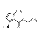 CAS#: 616225-05-9, Ethyl 3-amino-1-methyl-1H-pyrrole-2-carboxylate