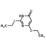 CAS#: 61636-11-1, 6-Ethoxy-2-(Ethylsulfanyl)-4(1H)-Pyrimidinone