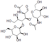 CAS#: 61652-90-2, Mannopyranosyl-(1-4)-2-Acetamido-2-Deoxyglucopyranosyl-(1-4)-2-Acetamido-2-Deoxyglucopyranose