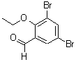 CAS 登录号：61657-67-8， 3,5-二溴-2-乙氧基-苯甲醛