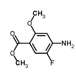 CAS 登录号：617246-14-7， 甲基4-氨基-5-氟-2-甲氧基苯甲酸酯