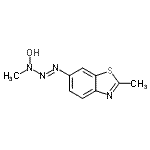 CAS#: 61754-79-8, 6-[(1E)-3-Hydroxy-3-Methyl-1-Triazen-1-Yl]-2-Methyl-1,3-Benzothiazole