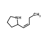 CAS#: 617713-95-8, 2-[(1Z)-1-Buten-1-yl]pyrrolidine