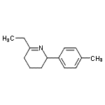 CAS#: 617714-06-4, 6-Ethyl-2-(4-methylphenyl)-2,3,4,5-tetrahydropyridine