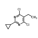 CAS#: 617716-32-2, 4,6-Dichloro-2-cyclopropyl-5-ethylpyrimidine