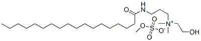 CAS 登录号：61792-35-6， (2-羟基乙基)二甲基[3-[(1-氧代十八烷基)氨基]丙基]铵硫酸甲酯盐