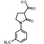 CAS#: 618070-31-8, 1-(3-Methylphenyl)-2-oxo-3-pyrrolidinecarboxylic acid