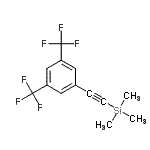CAS#: 618092-28-7, {[3,5-Bis(trifluoromethyl)phenyl]ethynyl}(trimethyl)silane