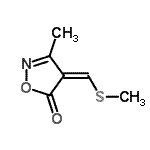 CAS#: 61861-34-5, (4Z)-3-Methyl-4-[(Methylsulfanyl)Methylene]-1,2-Oxazol-5(4H)-One
