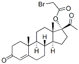 CAS#: 61886-11-1, 17-(Bromoacetoxy)Progesterone