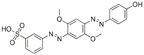 CAS#: 61886-19-9, 3-[[4-[(4-Hydroxyphenyl)Azo]-2,5-Dimethoxyphenyl]Azo]Benzenesulphonic Acid