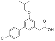 CAS#: 61888-63-9, 4'-Chloro-5-Isobutoxy-3-Biphenylacetic Acid