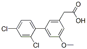 CAS 登录号：61888-65-1， 2',4'-二氯-5-甲氧基-1,1'-联苯-3-乙酸