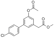 CAS#: 61888-72-0, 5-(Acetyloxy)-4'-Chloro-(1,1'-Biphenyl)-3-Acetic Acid Methyl Ester