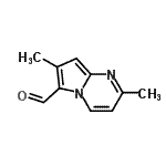 CAS#: 61900-77-4, 2,7-Dimethylpyrrolo[1,2-a]Pyrimidine-6-Carbaldehyde