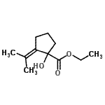 CAS 登录号：619297-03-9， 乙基1-羟基-2-异丙亚基环戊烷羧酸酯