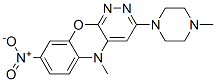 CAS#: 61939-60-4, 5-Methyl-3-(4-Methyl-1-Piperazinyl)-8-Nitro-5H-Pyridazino[3,4-b][1,4]Benzoxazine