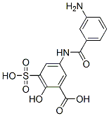CAS#: 6201-79-2, 2-Hydroxy-3-Sulfo-5-(3-Aminobenzamido)Benzoic Acid