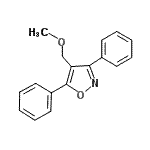 CAS#: 62033-13-0, 4-(Methoxymethyl)-3,5-Diphenyl-1,2-Oxazole