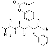 CAS 登录号：62037-41-6， 丙氨酰丙氨酰-N-(4-甲基-2-氧代-2H-苯并吡喃-7-基)苯丙氨酰胺