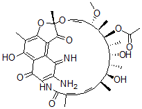 CAS#: 62041-01-4, 3-Amino-1,4-Dideoxy-1,4-Dihydro-4-Imino-1-Oxo-Rifamycin