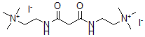 CAS 登录号：62055-14-5， 丙二酰二(亚氨基乙亚基)二(三甲基铵碘化物)