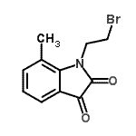 CAS#: 620932-06-1, 1-(2-Bromoethyl)-7-methyl-1H-indole-2,3-dione