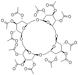 CAS#: 62098-50-4, Cyclogentiotetraose Peracetate