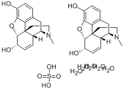 CAS 登录号：6211-15-0， 吗啡半[硫酸盐五水合物]