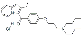 CAS#: 62134-34-3, [4-[3-(Dibutylamino)Propoxy]Phenyl](2-Ethylindolizin-3-Yl)Methanone Monohydrochloride