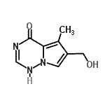 CAS#: 621685-54-9, 6-(Hydroxymethyl)-5-methylpyrrolo[2,1-f][1,2,4]triazin-4(1H)-one
