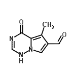 CAS#: 621685-55-0, 5-Methyl-4-oxo-1,4-dihydropyrrolo[2,1-f][1,2,4]triazine-6-carbaldehyde