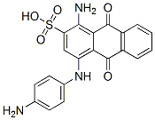 CAS#: 6222-65-7, 1-Amino-4-(4-Aminoanilino)-9,10-Dihydro-9,10-Dioxoanthracene-2-Sulphonic Acid