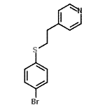 CAS 登录号：62237-50-7， 4-{2-[(4-溴苯基)硫基]乙基}吡啶