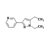 CAS#: 622403-61-6, 3-(1,5-Diethyl-1H-pyrazol-3-yl)pyridine