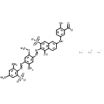 CAS 登录号：6227-23-2， 三钠5-{[6-({4-[(2,4-二甲基-6-磺酸苯基)偶氮]-2-甲氧基-5-甲基苯基}偶氮)-5-羟基-7-磺酸-2-萘基]氨基}-2-羟基苯甲酸酯