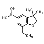 CAS#: 623175-86-0, (7-Ethyl-3,3-dimethyl-2,3-dihydro-1-benzofuran-5-yl)boronic acid