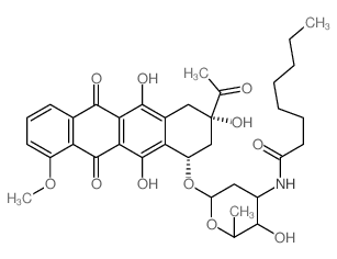 CAS 登录号：62327-70-2， N-辛酰柔红霉素