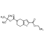 CAS#: 623564-30-7, 2-Ethyl 5-(2-methyl-2-propanyl) 6,7-dihydrothieno[3,2-c]pyridine-2,5(4H)-dicarboxylate
