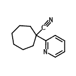 CAS#: 623569-87-9, 1-(2-Pyridinyl)cycloheptanecarbonitrile