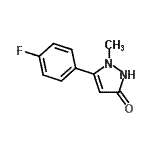 CAS#: 623577-33-3, 5-(4-Fluorophenyl)-1-methyl-1,2-dihydro-3H-pyrazol-3-one