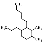 CAS#: 62376-17-4, 1,2-Dimethyl-3-Pentyl-4-Propylcyclohexane