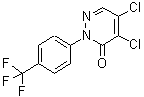 CAS 登录号：62436-07-1， 4,5-二氯-2-[4-(三氟甲基)苯基]-3(2H)-哒嗪酮