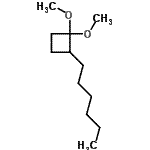 CAS#: 624733-45-5, 2-Hexyl-1,1-dimethoxycyclobutane